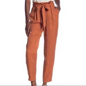 NWOT Terracotta Paperbag Pants